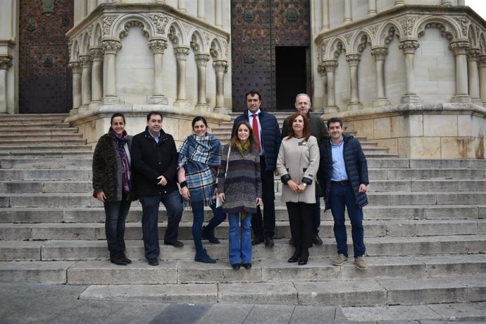 La vicesecretaria de Estudios y Programas del Partido Popular, Andrea Levy, en Cuenca.