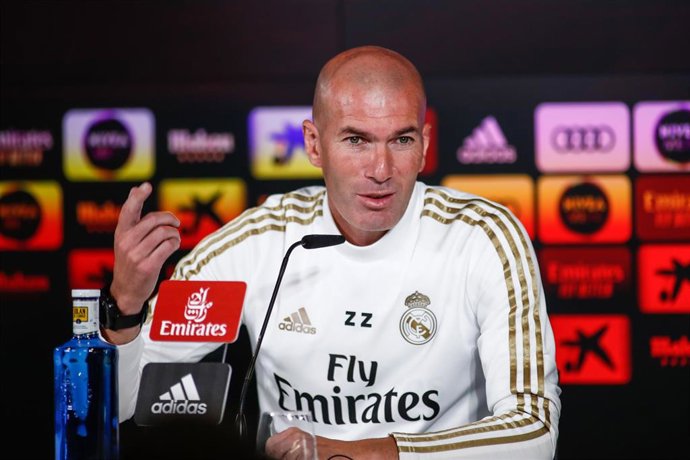 El entrenador del Real Madrid, Zinédine Zidane