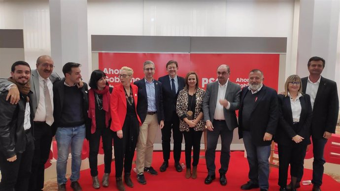 El presidente de la Generalitat valenciana, Ximo Puig, ha participado en un acto de campaña en Teruel