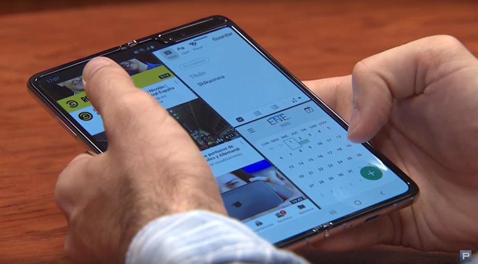 Multitarea en el móvil plegable Galaxy Fold de Samsung