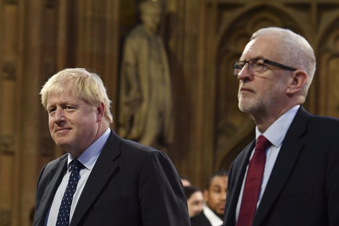 R.Unido.- Johnson y Corbyn participarán en un segundo 'cara a cara' televisado e