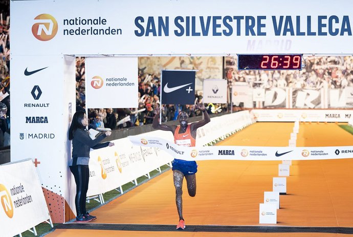 El ugandés Jacob Kiplimo gana la San Silvestre Vallecana de 2018