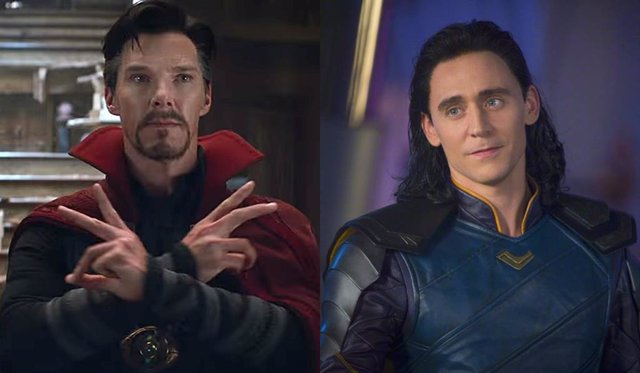 Loki y Doctor Strange en las películas Marvel