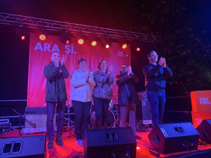Acto de final de campaña del PSIB