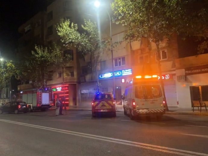 Incendio de vivienda en Badajoz