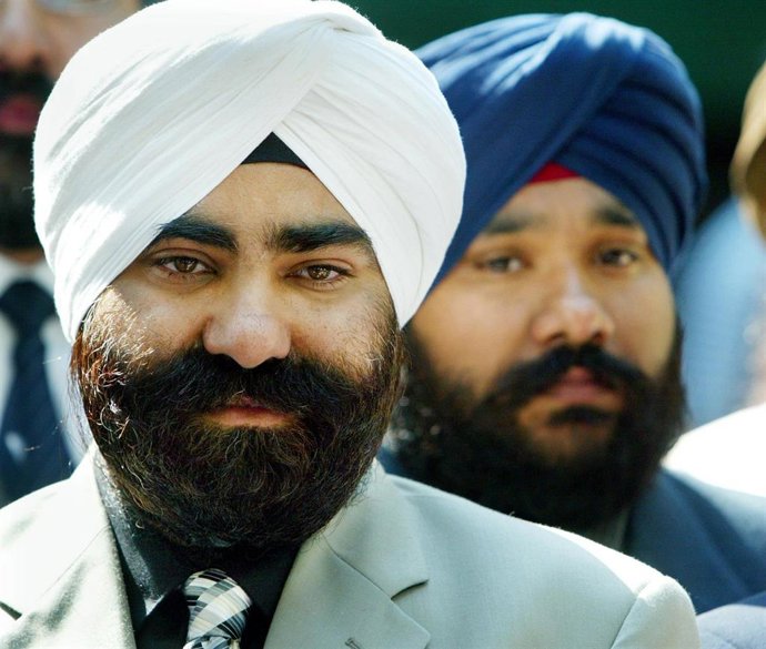 Sij con turbante en Estados Unidos