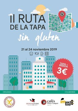 Cartel Ruta de la Tapa Sin Gluten