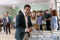 Moreno votará en Málaga, Marín en Sanlúcar de Barrameda (Cádiz), Díaz y Serrano en Sevilla, y Rodríguez en Cádiz