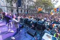 Unos 7.000 participantes en el acto de Tsunami Democrtic en Barcelona, según la Guardia Urbana