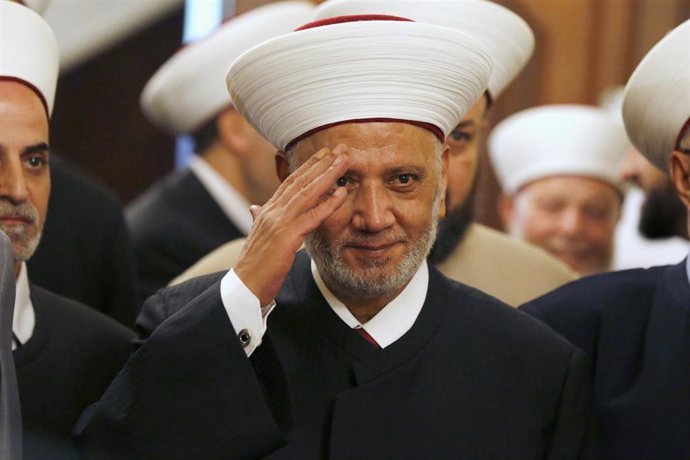 El gran muftí de Líbano y principal autoridad religiosa suní del país, Abdul Latif Derian.