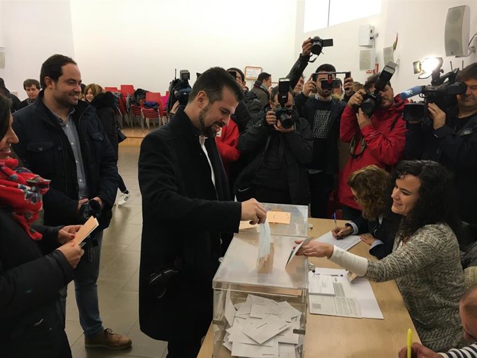 Luis Tudanca, secretario general del PSOE de Castilla y  León.