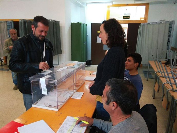 El candidato de Unidas Podemos al Senado por Ibiza y Formentera, Mario Devis.