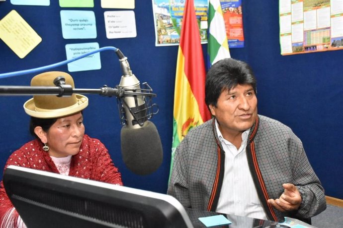 El presidente de Bolivia, Evo Morales