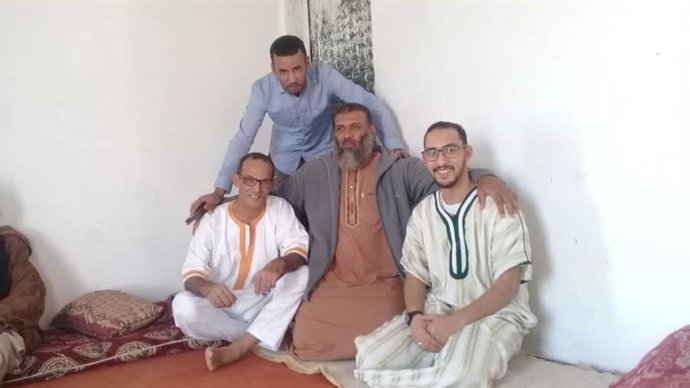 Los tres activistas saharauis detenidos por el Frente Polisario, Fadel Breica, Mulay Abba Buzeid y Mahmud Zeidan