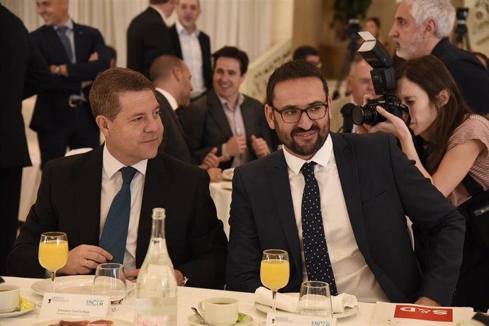 Emiliano García-Page y Sergio Gutiérrez, PSOE, en una foto de archivo