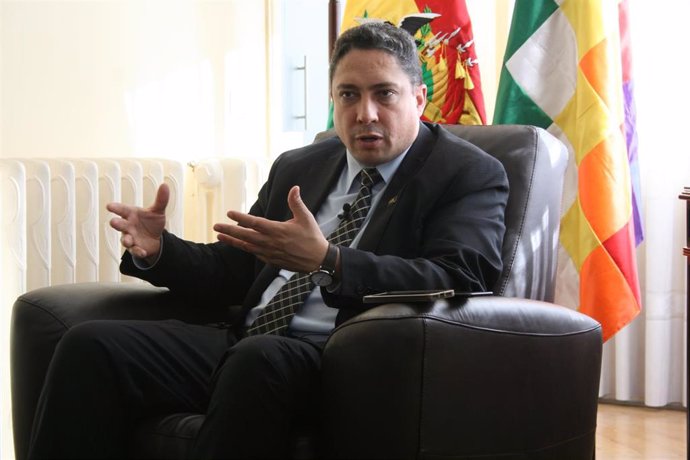 Héctor Arce, ministro de Justicia boliviano. 