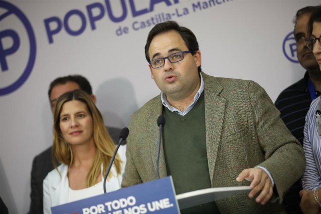 El presidente del PP de Castilla-La Mancha, Paco Núñez, valora los resultados electorales.