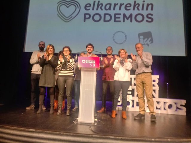Lander Martínez, de Podemos, en la valoración en Bilbao de resultados 10-N