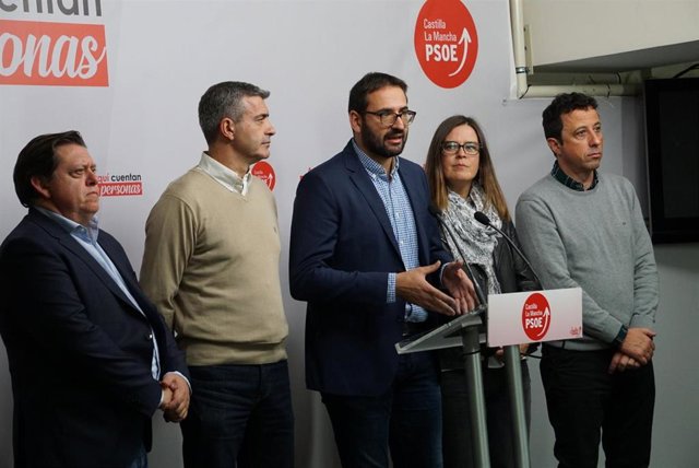 El secretario de Organización del PSOE de Castilla-La Mancha y cabeza de lista al Congreso de los Diputados por Toledo, Sergio Gutiérrez, valora las elecciones