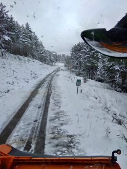 Puerto de Peña Hincada La Rioja nieve