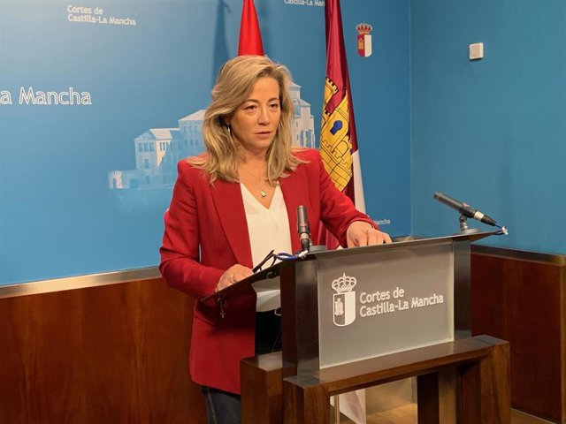 La portavoz del PP en las Cortes de Castilla-La Mancha, Lola Merino.