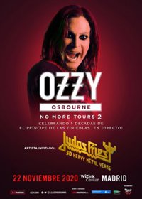 Ozzy Osbourne se despedirá de España el 22 de noviembre de 2020 en el WiZink Center de Madrid