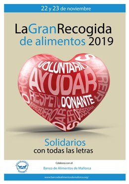 El Banco de Alimentos de Mallorca llama a la "solidaridad" para la 'Gran Recogida' del 22 y 23 de noviembre