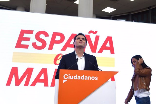 El líder de Ciudadanos, Albert Rivera, tras los resultados del 10N.