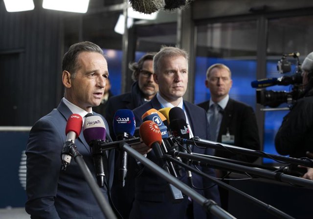 German, British and French foreign headlines meet in Paris to discuss the Iranian nuclear agreement Heiko Maas, ministro de Exteriores alemán