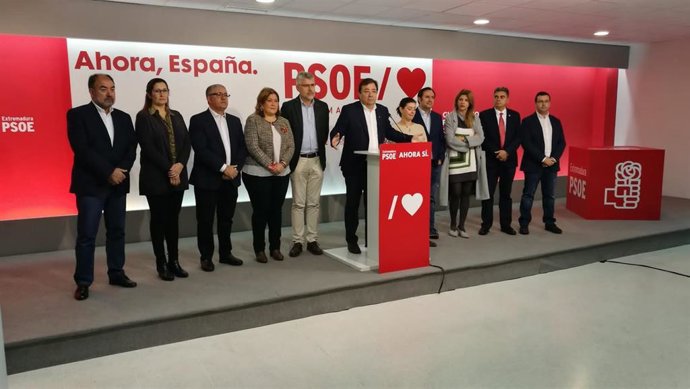 El secretario general del PSOE de Extremadura, Guillermo Fernández Vara