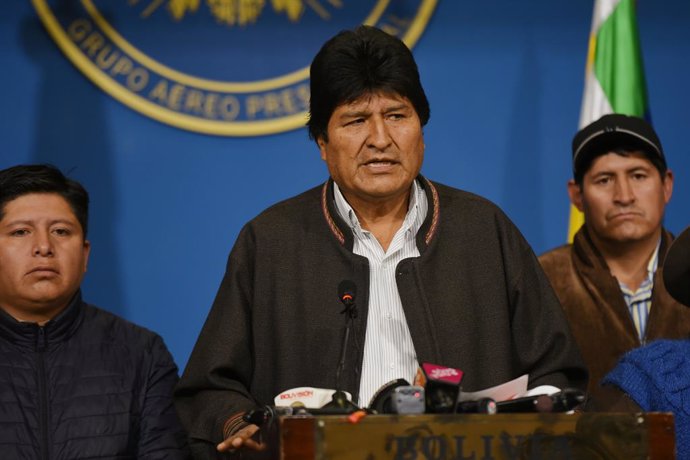 Bolivia.- Morales insta a la oposición a asumir "su responsabilidad de pacificar