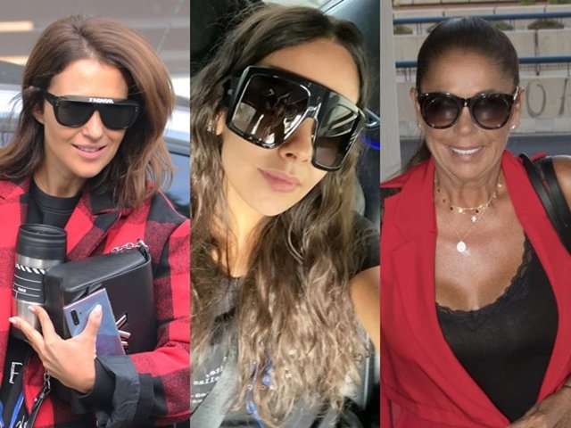 Paula Echevarría, Cristina Pedroche e Isabel Pantoja luciendo gafas de sol