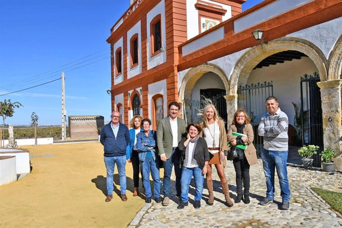 Daniel Sánchez en la casa de viña La Bendita Locura en El Puerto