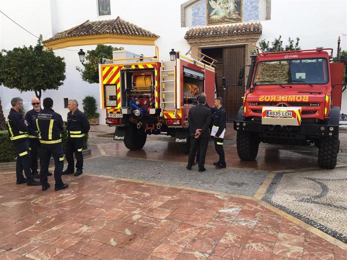El Ayuntamiento de Marbella anuncia un plan de modernización del servicio de Bomberos