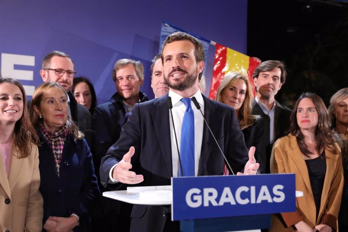 Elecciones generales 10N 2019. Seguimiento de resultados del PP en Madrid