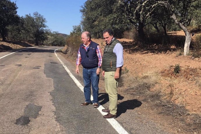 El PP solicitará en el pleno de la Diputación mejoras en la carreteras de acceso a Encinasola y Cumbres de San Bartolomé (Huelva).