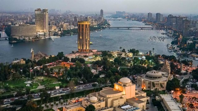 Nilo a su paso por El Cairo