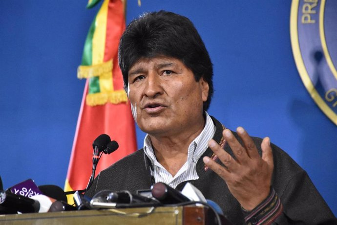 El ex presidente de Bolivia Evo Morales