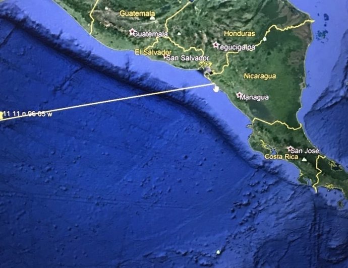 Posible tsunami en Nicaragua y El Salvador