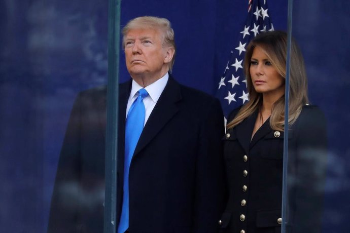 El presidente de Estados Unidos, Donald Trump, y la Primera Dama