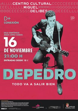 Cartel anunciador del concierto que Depedro ofrecerá el próximo sábado en el CCMD.