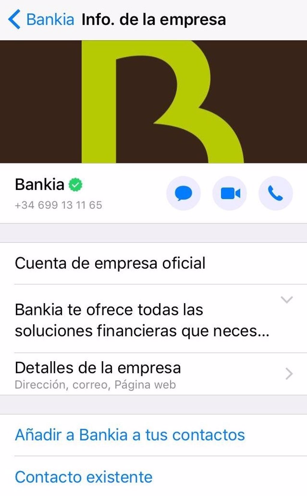 Bankia, primer banco español con una cuenta de Whatsapp ...