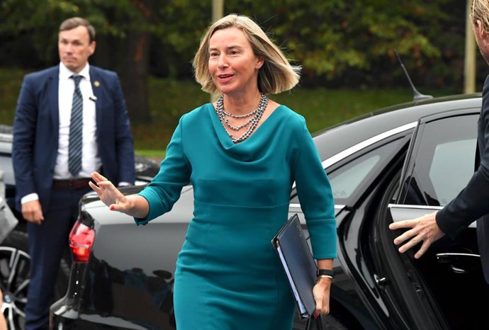 La Alta Representante para la Política Exteriores y la Seguridad Común de la Unión Europea, Federica Mogherini, en Helsinki