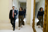 Ayuso espera poder trabajar "lo antes posible" en los Presupuestos de la Comunidad para 2020