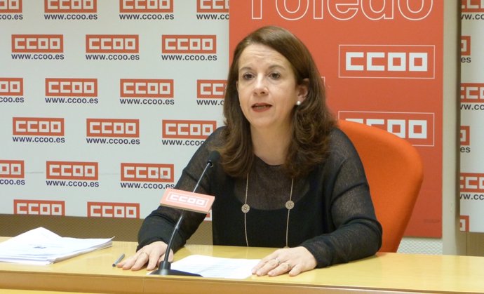 La secretaria regional de Política Institucional y Salud Laboral de CCOO en Castilla-La Mancha, Raquel Payo. (Foto de archivo).  