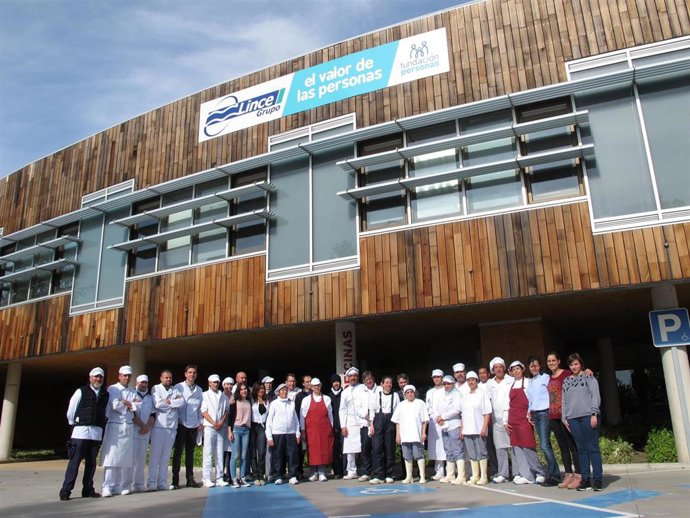 Instalaciones y empleados de Grupo Lince, que ha recibido el Premio a la Empresa Hostelera Comprometida con las Personas con Discapacidad.