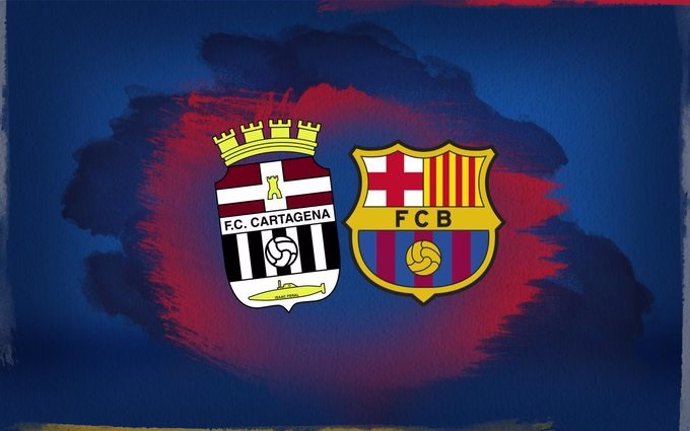 Imagen promocional del partido entre Cartagena y FC Barcelona el 13 de noviembre