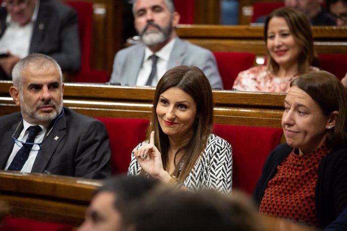 La portavoz de Ciudadanos en el Parlament, Lorena Roldán 