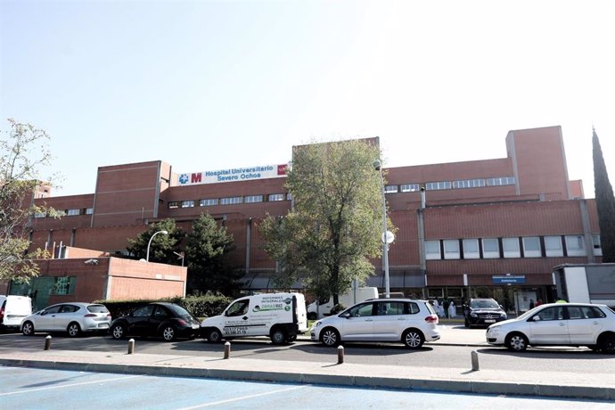 Edificio del Hospital Universitario Severo Ochoa, en Leganés (Madrid), a 7 de octubre de 2019.