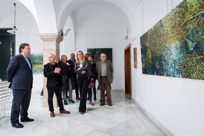 Exposición de Juan Luis CAmpos en la Asamblea de Extremadura